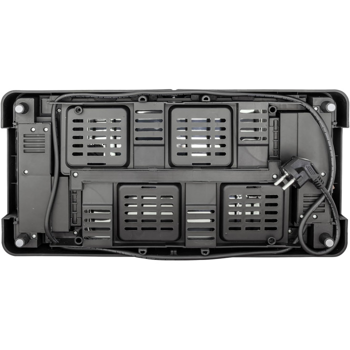 Електричний гриль-ракулет Unold 48755 Extendable для 8 осіб, 1300 Вт, з двома зонами нагріву