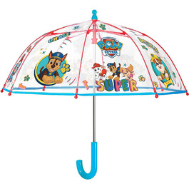 Парасолька-палиця з мотивом щенячого патруля, вітрозахисна парасолька для хлопчиків та дівчаток з ручним запобіжним відкриттям, діаметр близько 64 см