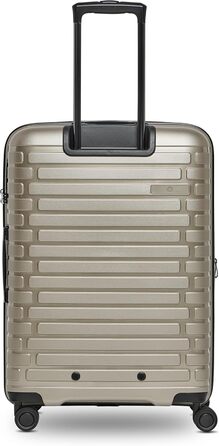 Набір валіз Pactastic 3 шт. з поліпропілену | Розширюваний, з TSA-замком та 4 колесами | Для жінок та чоловіків (Collection 04) Champaign Metallic