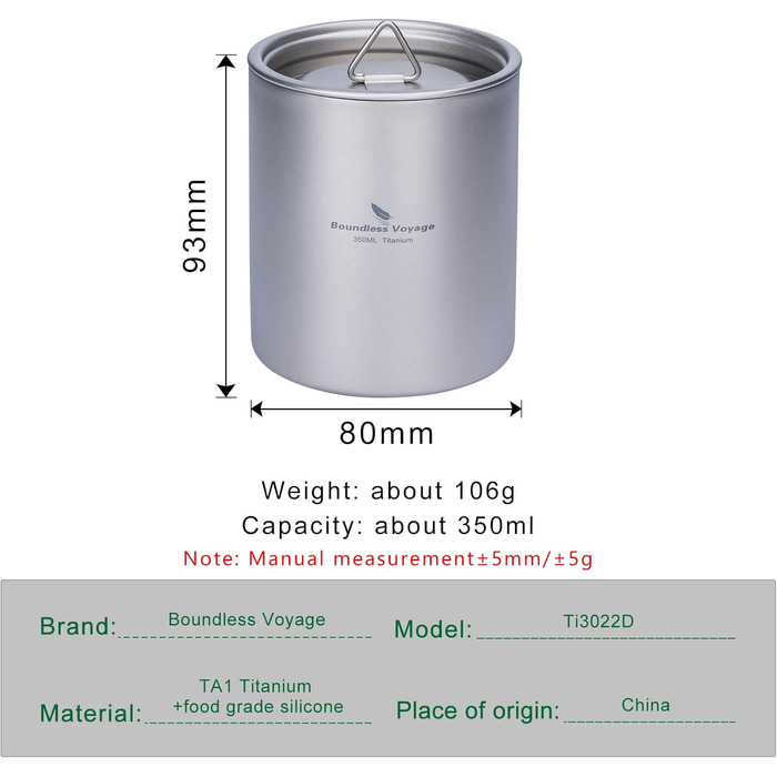 Термокружка iBasingo Titan 350мл з кришкою, з подвійними стінками, для дому, офісу, кемпінгу, подорожей