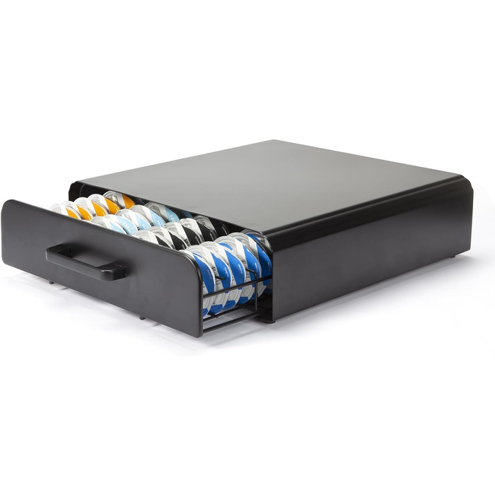 Організатор для капсул Tassimo: ящик для зберігання капсул та підставка для кавомашини 2-в-1 з квадратним ручками