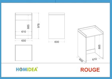 Шафа для пральної машини Homidea MIA - Настінна шафа для ванної кімнати - Шафа-короб для пральної машини та сушилки для білизни, 182.1 x 65 x 60 см (Антрацит/Дуб)