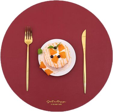 Набори серветок на стіл, зелені, 6 шт. - миючі, термостійкі, з ПВХ