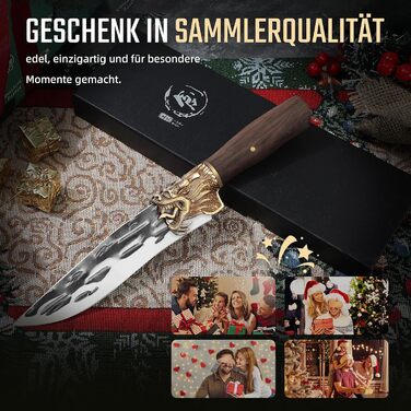 Кухонний ніж Purple Dragon: професійний шеф-ніж з рожевого дерева, для м'яса, риби та овочів