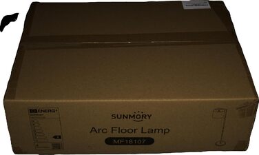 Торшер SUNMORY LED 9W, 3 колірні температури, E27, для вітальні, спальні, кабінету, нікель