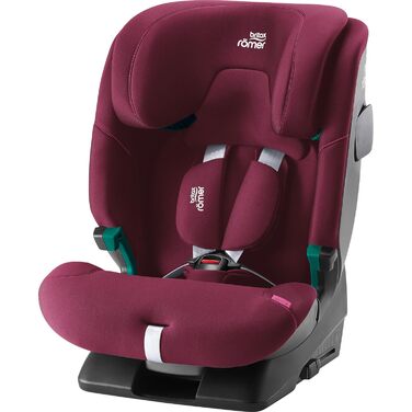 Дитяче автокрісло BRITAX RMER ADVANSAFIX 2 Z-LINE, для дітей від 76 до 150 см (i-Size) з ISOFIX і без, від 15 місяців до 12 років, (Burgundy Red)