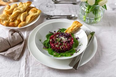 MÄSER Belmira: Сервіз для 6 осіб (18 предметів), класичний, білий порцелан