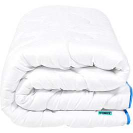 Пухова ковдра 135x200 см – середньої теплоти, мікрофібра, сертифікат Oeko-Tex, для алергіків, дихаюча, виготовлена в ЄС, пральна, ковдра 135x200