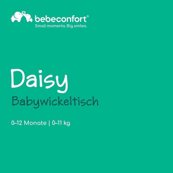 Дитяча ванночка та пеленальний столик 2-в-1 Bebeconfort Grey Mist (Daisy), 0-12 місяців, до 11 кг