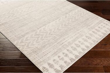 Вітальня, їдальня, передпокій - Сучасний геометричний візерунок килима в стилі бохо - М'який скандинавський килим для вітальні сірий, бежевий - Великий килим Carpet Runner (140x200см)