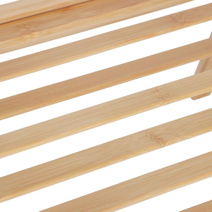 Підставка для рушників Relaxdays з бамбука з полицею