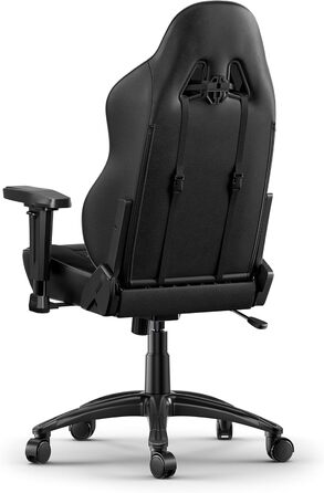 Крісло AKRacing California Gaming Chair, шкірозамінник, 5 років гарантії (Ojai, чорний)