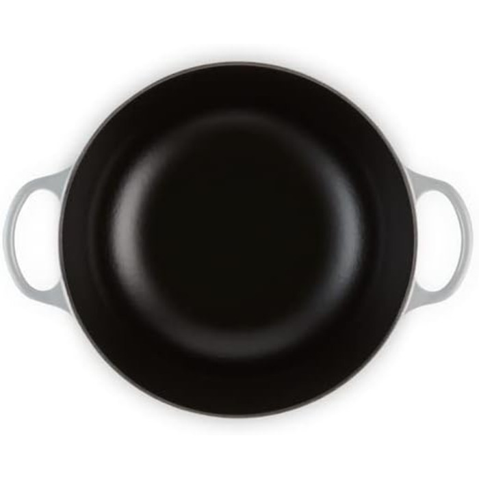 Каструля Le Creuset Marmite Signature 26 см, перламутрово-сіра, чавунна