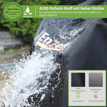 Водонепроникний чохол для садово-патіо меблів Enzeno, 300x250x100 см, захист від дощу та бруду