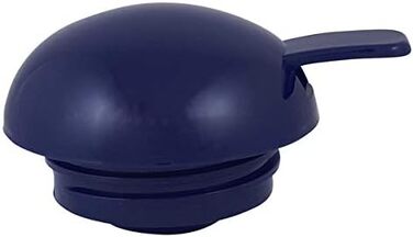 Термос Helios Top Push з нержавіючої сталі, 1 літр, темно-синій