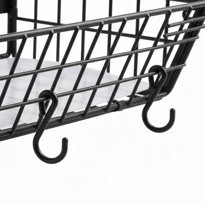 Набір з 2 магнітних настінних органайзерів Relaxdays для зберігання