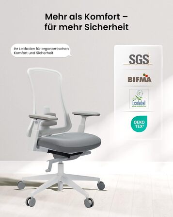 Офісний стілець ProtoArc Flexer Pro: ергономічний, з регулюванням глибини сидіння, сітчастою спинкою та підтримкою попереку - чорний