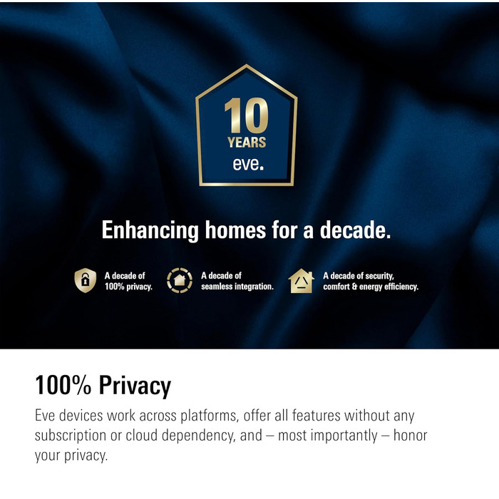 Датчик якості повітря Eve Raum: VOC, температура, вологість, HomeKit, Bluetooth, різьбова версія