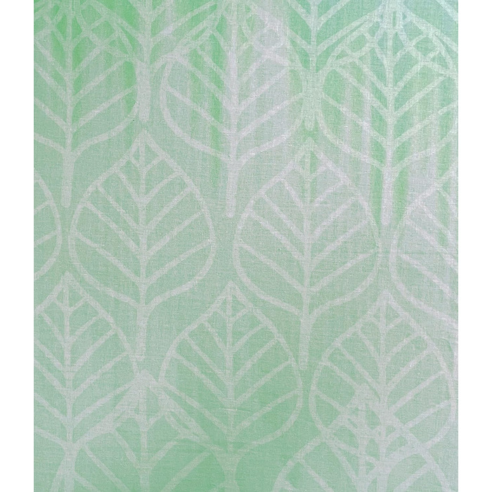 Комплект постільної білизни fleuresse Renforc з 100 бавовни 135 х 200 см і 80 х 80 см Зелене листя Відтінки зеленого