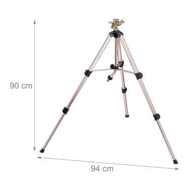 Розпилювач для поливу з металевим триногим стійкою
