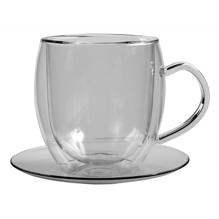Стакани для чаю Feelino з подвійними стінками (1х400мл) - кружки для глінтвейну, чашки для чаю, термостакани
