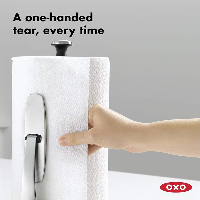 Тримач для паперових рушників OXO Good Grips SimplyTear, нержавіюча сталь