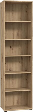 Книжкова шафа Newroom Shelf Artisan Oak Modern - 73.7x85.5x34.8 см (ШxВxГ) - Шафа з стоячою полицею - Lucius.Sixteen Кабінет Вітальня (09- Полиця V2)