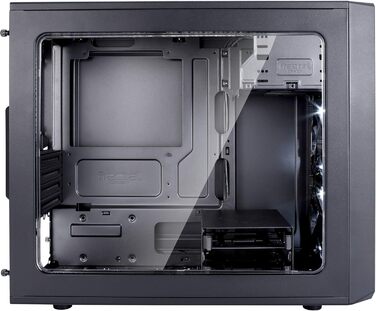 Корпус для ПК Fractal Design Focus G Mini Black із бічним вікном, міні-тауер, для геймінгу, чорний