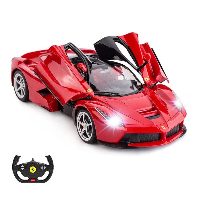 Радіокерований автомобіль Rastar Ferrari LaFerrari 1/14, червоний - іграшка для хлопчиків та дітей