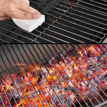 Гриль вугільний на коліщатках з термометром | Гриль для барбекю, вугільний гриль для дачі | BBQ15