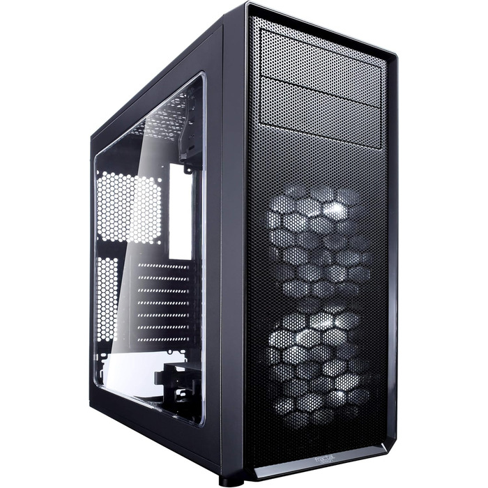 Корпус Fractal Design Focus G Black Window для ігрового ПК, Midi Tower з боковим вікном, чорний