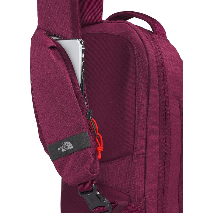 Рюкзак унісекс THE NORTH FACE Borealis (1 Pack) (один розмір, Boysenberry Light Heather / вогненно-червоний)