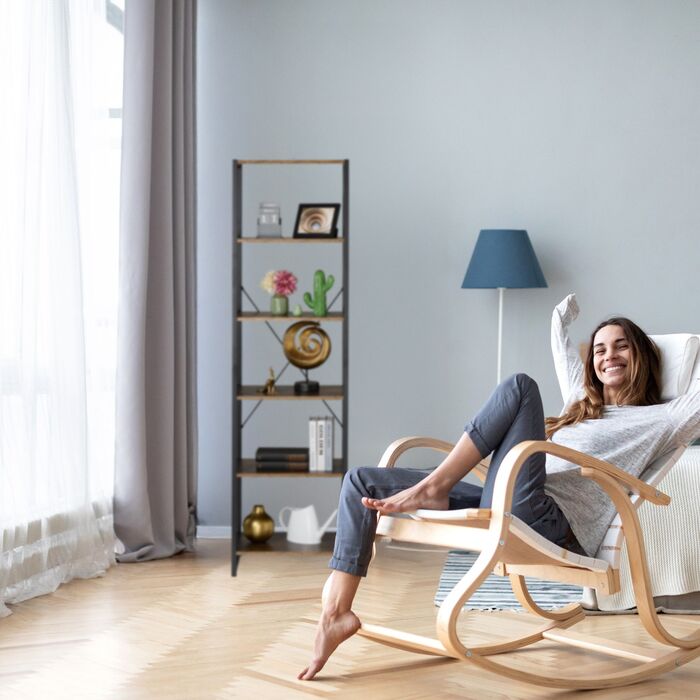 Стелаж Relaxdays на 6 полиць