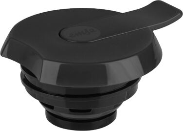 Термос Emsa Mambo Isolierkanne 1000 мл, білий, з чорною кавовою чашкою | Зберегає тепло 12 год, холод - 24 год | Quick Tip Verschluss