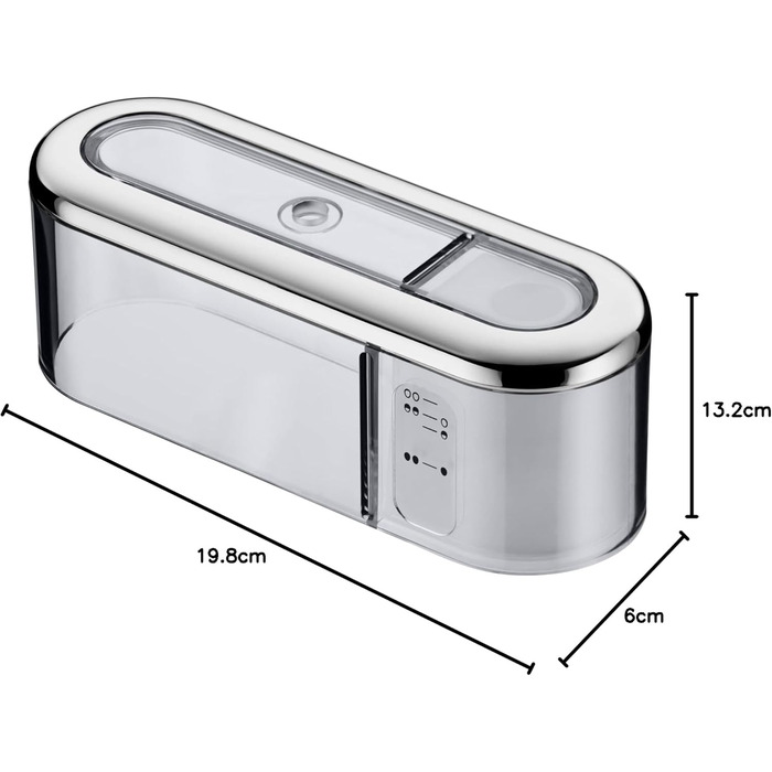 Електричний яйцеварка WMF Stelio з нержавіючої сталі, для 1-7 яєць, 380 Вт, регулювання ступеня готовності, функція підтримання тепла, мірний стаканчик з підставкою для яєць