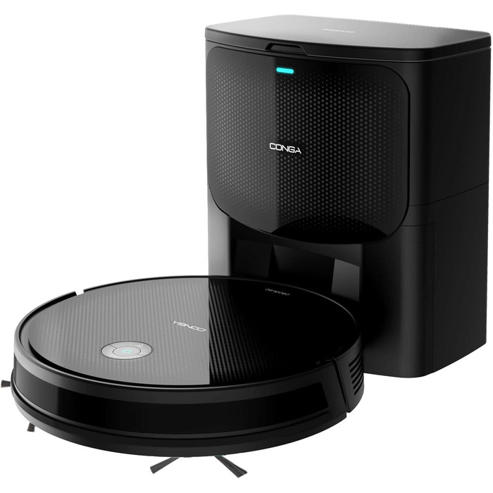 Робот-пилосос Cecotec Conga 2499 Ultra Home Advanced з автопорожненням, гіроскоп, 2100Pa, Wi-Fi, моп, 3L, з мокрою тканиною