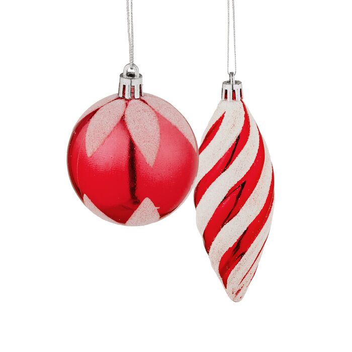 Набір новорічних кулічок Relaxdays (72 шт.)