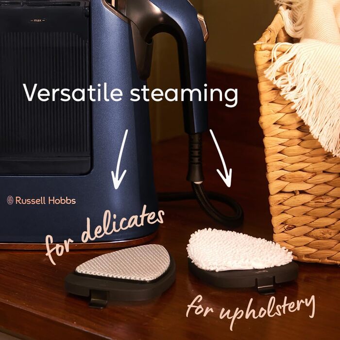 Праска Russell Hobbs Steam Genie 2-в-1: праска + запарювач (1700W, 20г/хв, сумка, 3 насадки)