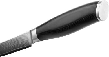 Ніж кухонний Wakoli Mikata Damast 17 см з лезом з дамаської сталі з ручкою Micarta (універсальний)