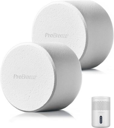 Зволожувач повітря Pro Breeze Osmo - безшумний, перезаповнюваний, для дому, спальні, шафи, авто - таблетка 700г (до 100 днів)
