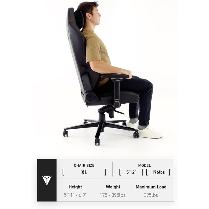 Крісло ігрове Secretlab Titan Evo - чорне, штучна шкіра (X-Large, Royal), регульоване, ергономічне, комфортне, з 4D підлокітниками, магнітичним підголівником та 4-сторонньою підтримкою попереку