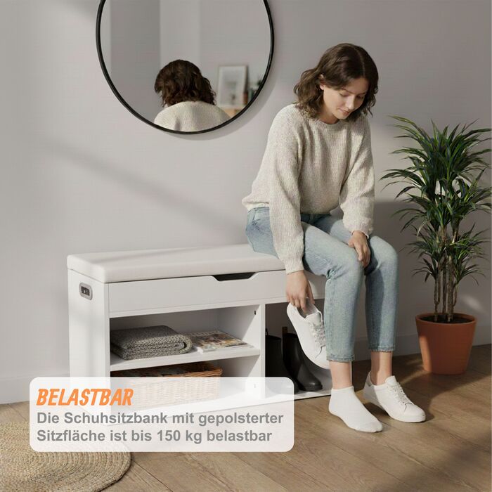 Сховище для взуття Relaxdays з місцем для зберігання