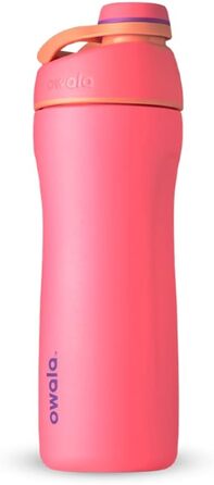 Пляшка для води з нержавіючої сталі Owala Twist з кришкою, що загвинчується, 940 мл, (560 мл, Hyper Flamingo)