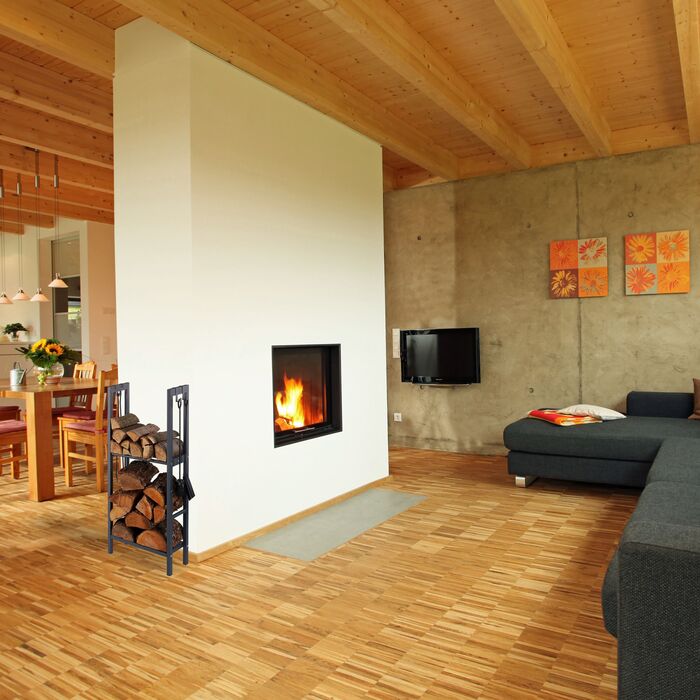 Стійка для дров Relaxdays з 2 полицями