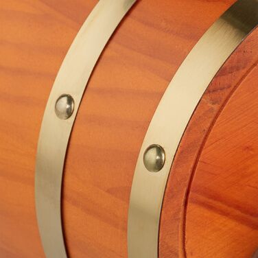 Дерев'яна бочка Relaxdays, об'єм 2,2 літра