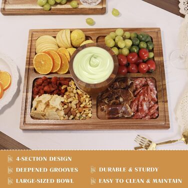 Дерев'яна підставка для тортів з кришкою, 30 см, кругла, поворотна, для випічки та декорування