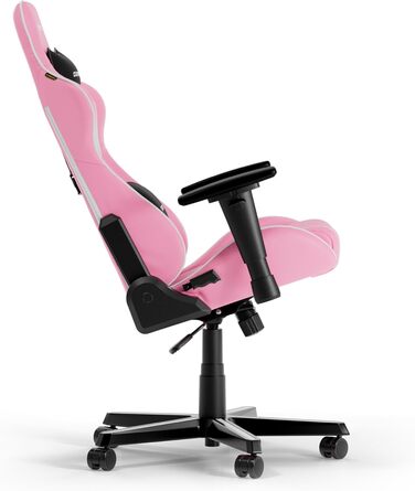 Ігрове крісло DXRacer FORMULA L ПВХ шкіра (рожевий/білий)