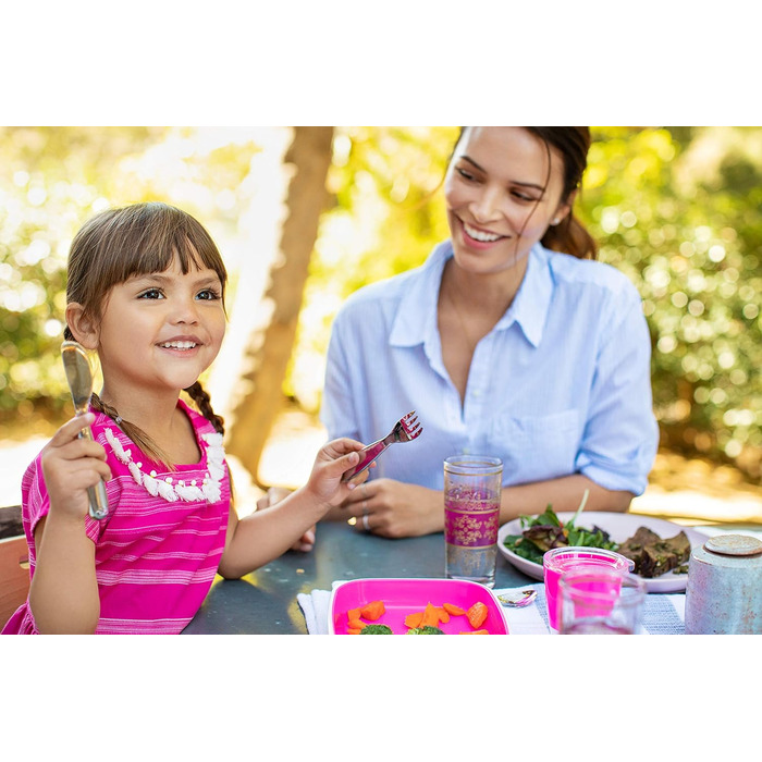 Набір дитячого столового приладдя Munchkin: виделка, ніж, ложка з нержавіючої сталі