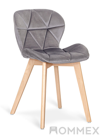 Стілець Hommex Christine Dark Grey (арт. H-350 Dark Grey)