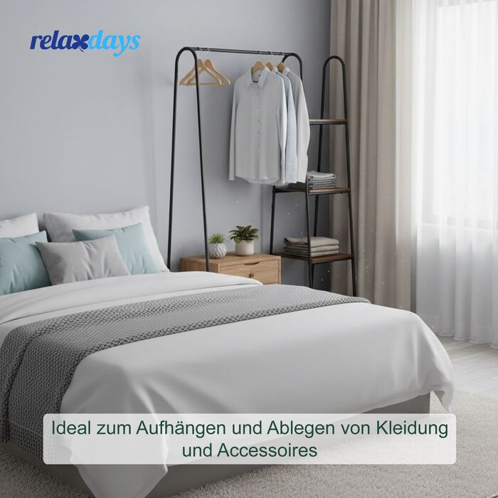 Підставка для одягу Relaxdays з 5 полицями